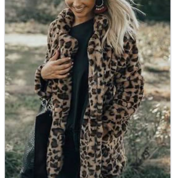 Leopard winter jacket - Picture 2 of 3